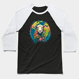 Sheep Earth Day Baseball T-Shirt